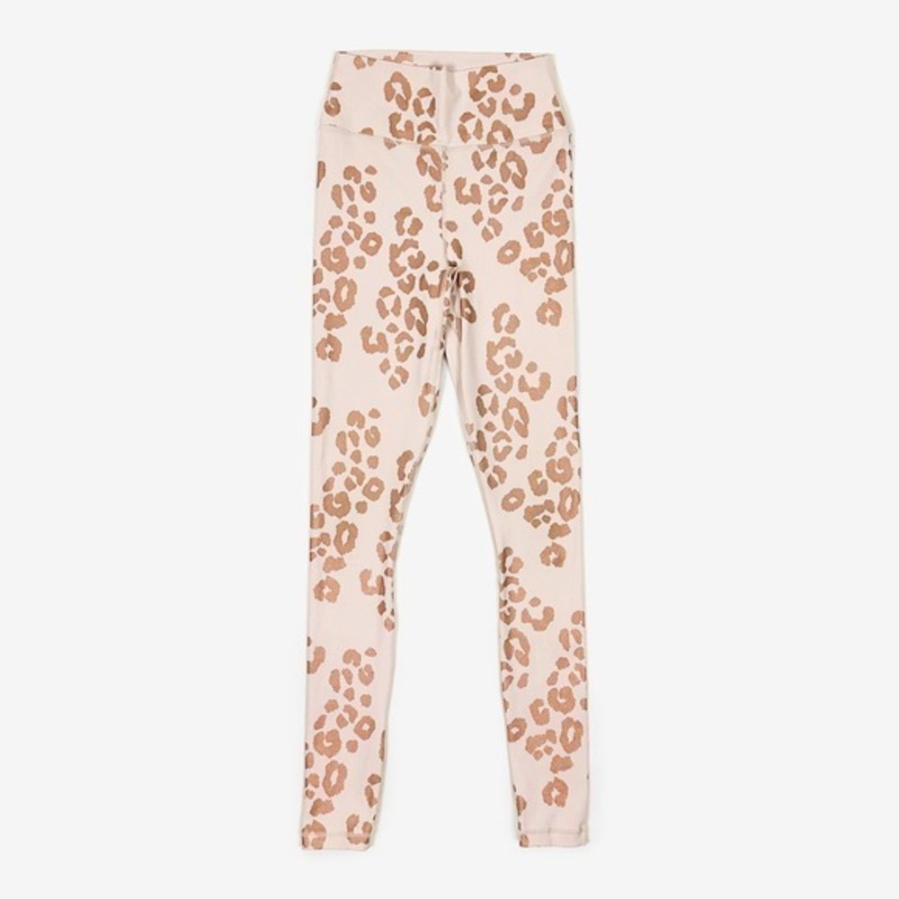 Spiritual Gangster Essential High Waist Legging Size XS Lux Cheetah Print Active